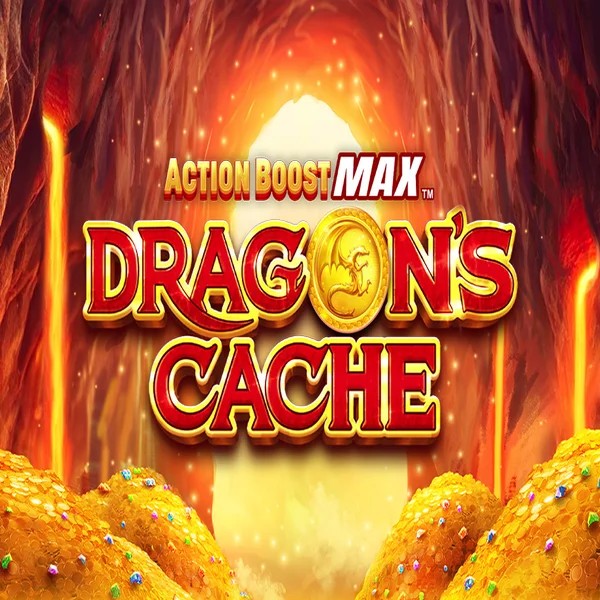 Action Boost Max Dragon's Cache by SpinPlay Games, showcased at gransinoocasino.com – game logo