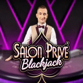 Blackjack Salon Privé online game logo by Ezugi on gransinoocasino.com