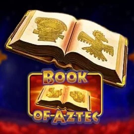 Book of Aztec slot logo by Amatic Industries at Gransino Casino