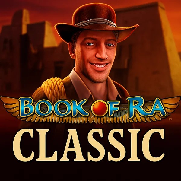 Book of Ra Classic slot visual from Novomatic available on gransinoocasino.com