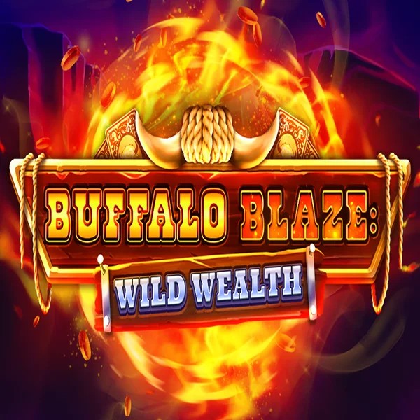 Buffalo Blaze Wild Wealth slot logo by OctoPlay at Gransino Casino