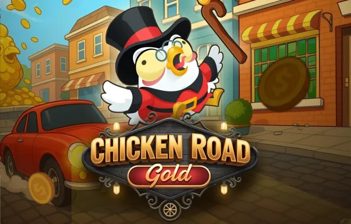 Chicken Road Gold slot icon by InOut, available at Gransino Casino