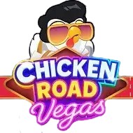 Chicken Road Vegas online game logo by InOut on gransinoocasino.com