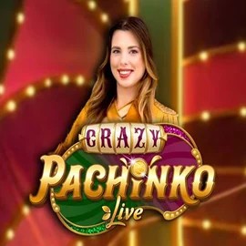 Crazy Pachinko online game logo by Evolution on gransinoocasino.com