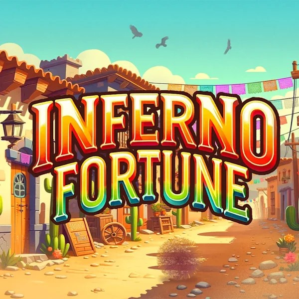 Inferno Fortune online game logo by Atomic Slot Lab on gransinoocasino.com
