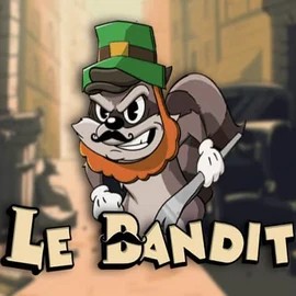 Official Slots logo: Le Bandit by Hacksaw Gaming at Gransino Casino