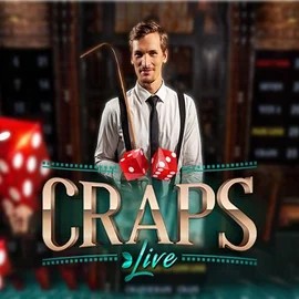Live Craps slot logo by Evolution at Gransino Casino