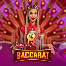 Mega Baccarat slot visual from Pragmatic Play available on gransinoocasino.com